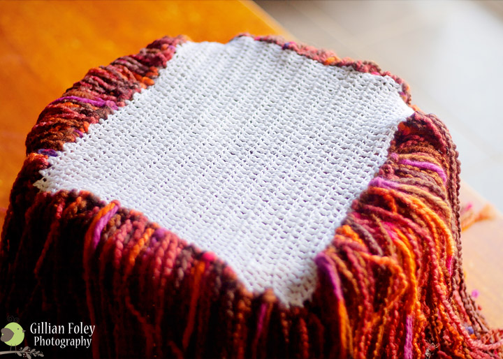 Make a fringe blanket prop | Gillian Foley Photography